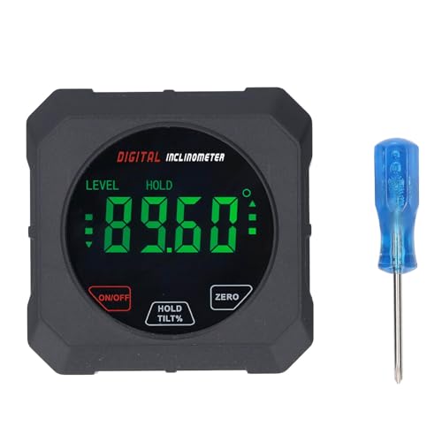 Fuchooky Digital Angle Finder LCD -Touchscreme Elektronischer Ebene und Winkel von Fuchooky