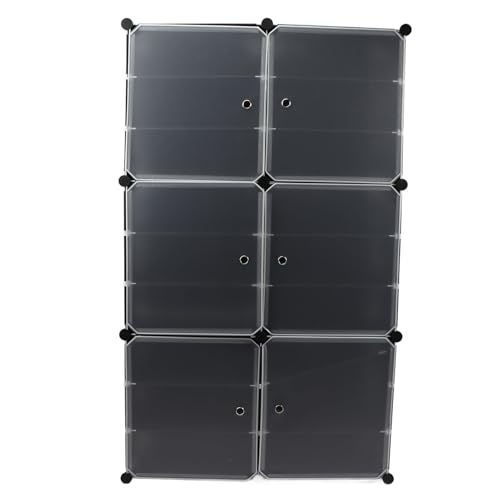 Fuchooky Hoher Schuhregal mit Türen Multi -Tier -Lagerschrank vertikaler Organizer für Eingangsschrankstall von Fuchooky