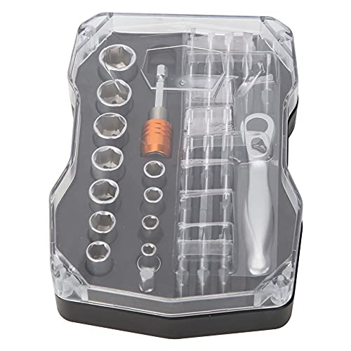 Fuchooky Mini Ratchet Wrench Kit Slot Star Cross Hex Sechs -Schraubendreher -Bit -Socket -Kit für mehrere Arbeiten von Fuchooky