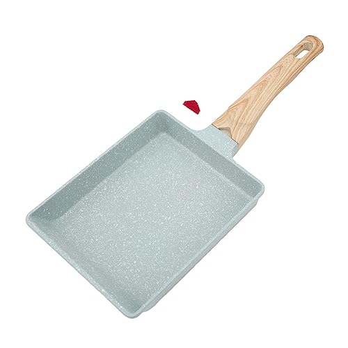 Mini Square Non -Stick -Bratpfanne Aluminiumlegierung 4 Eierkapazität Holzgriff mit Temperaturindikator zum Frühstück Kochen an Gasinduktionsöfen Mini Square Non -Stick -Bratpfanne Aluminiumlegierung 4 Eierkapazität Holzgriff mit Temperaturindikator zum Frühstück Kochen an Gasinduktionsöfen von Fuchooky