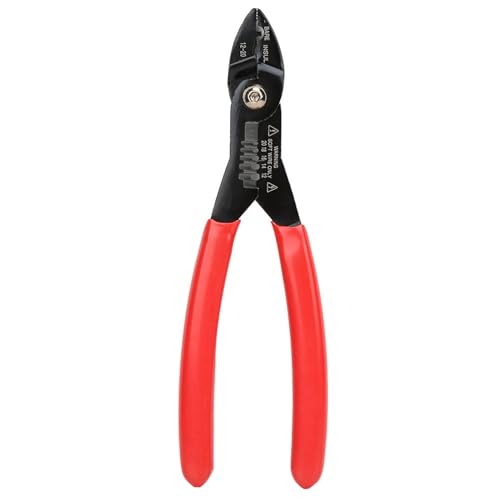 Professionell 7 Zoll 4 in 1 Draht Crimper Stripper Tool mit ergonomischem Griff für 12 bis 20 AWG -Terminals und Kabel von Fuchooky