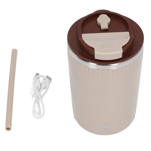 Selbst rührende Becher 380 ml 304 Edelstahl USB -Wiederaufladbar tragbare automatische Mischtasse, um Kaffeemilchtee für Büroreisen zu rühren (Beige) von Fuchooky