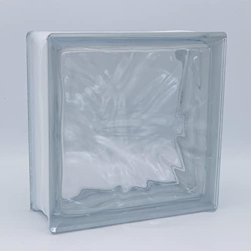 Design Glasbaustein Wolke klar glänzend 19 x 19 x 8 cm - 10 Stück von Fuchs Design