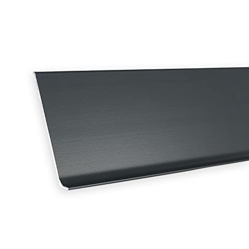 2,5 m Meter - Höhe: 80 mm FUCHS Sockelleiste Aluminium Anthrazit matt pulverbeschichtet von Fuchs Design