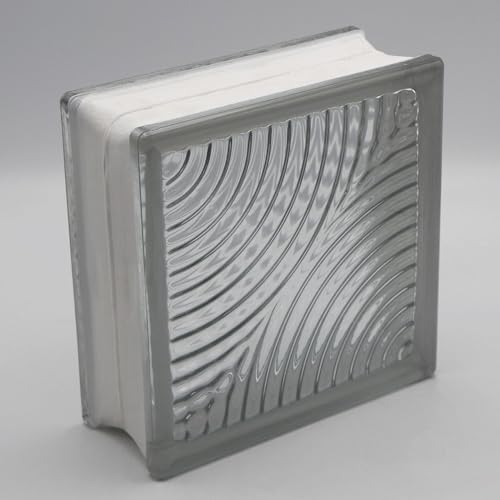 Basic Glasbaustein Bromo klar, 19x19x8 cm - 6 Stück von Fuchs Design