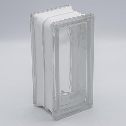 Basic Glasbaustein Vollsicht klar, 9x19x8 cm - 10 Stück von Fuchs Design
