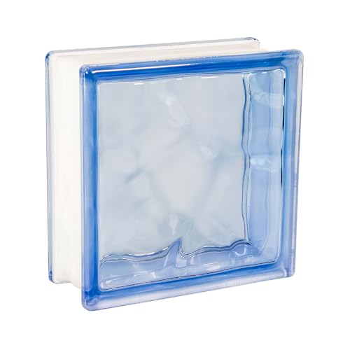 Fuchs Design Glasbausteine Wolke dunkelblau, 19x19x8 cm - 6 Stck von Fuchs Design