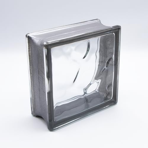 Design Glasbaustein Wolke Reflex anthrazit, 19x19x8 cm - 6 Stück Design Glasbaustein Wolke Reflex anthrazit, 19x19x8 cm - 6 Stück von Fuchs Design