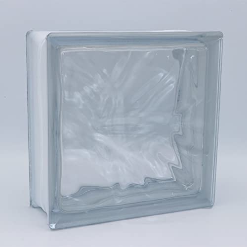 Design Glasbaustein Wolke klar glänzend 19 x 19 x 8 cm - 5 Stück von Fuchs Design
