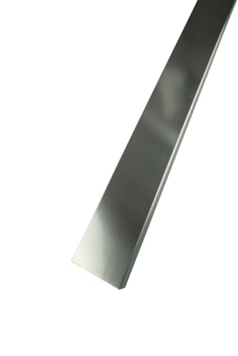 Fuchs Design Abschlussprofil für 8 cm starke Glasbausteine - Edelstahl gebürstet - 1,25 m Länge von Fuchs Design