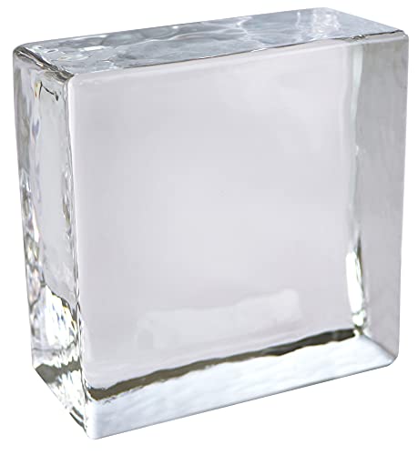 Fuchs Design Crystal Collection Classic Glasziegel Glasstein Vollsicht glänzend, ca. 10x10x5 cm - 1 Stück von Fuchs Design