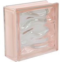 Fuchs Design Echtglasprofil, BxL: 8 x 19 cm, Glas - rosa von Fuchs Design