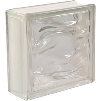 Fuchs Design Echtglasprofil, BxL: 8 x 19 cm, Glas - weiss von Fuchs Design