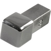Fuchs Design Fliesenschiene, BxL: 15 x 3 cm, Edelstahl - silberfarben von Fuchs Design