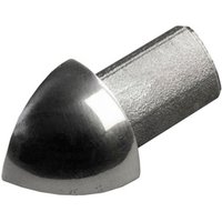 Fuchs Design Fliesenschiene-Außenecke, BxL: 6 x 3 cm, Edelstahl - silberfarben von Fuchs Design