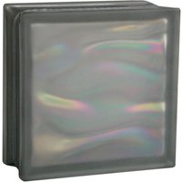 Fuchs Design Glasbaustein, BxH: 190 x 190 mm - grau von Fuchs Design