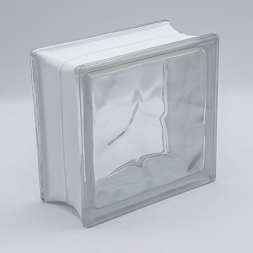 Fuchs Design Glasbaustein Wolke klar, 19x19x10 cm - 6 Stück von Fuchs Design