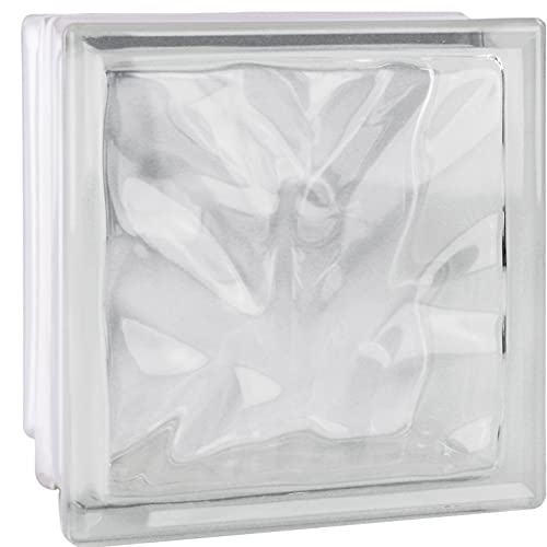 Fuchs Design Glasbaustein Wolke klar 19 x 19 x 10 cm, F30 (Brandschutz) - 4 Stück von Fuchs Design
