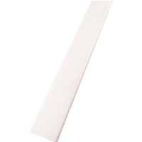Fuchs Design Glassteinabschlussprofil, BxL: 8 x 250 cm, Aluminium - weiss von Fuchs Design