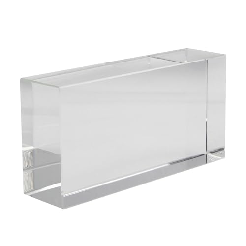 Fuchs Design Glasziegel Glasklinker Crystal Collection Pure poliert, ca. 20x10x5 cm von Fuchs Design