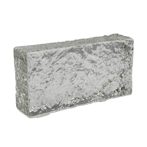 Fuchs Design Glasziegel Glasklinker Crystal Collection Rock klar, ca. 20x10x5 cm von Fuchs Design