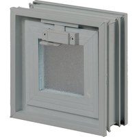 Fuchs Design Lüftungsfenster, BxHxT: 24 x 24 x 8 cm, 2.9 W/mK - grau von Fuchs Design