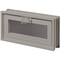 Fuchs Design Lüftungsfenster, BxHxT: 48 x 24 x 8 cm, 2.9 W/mK - grau von Fuchs Design
