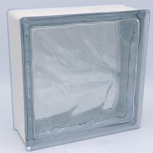 Fuchs Design THERMO BLOCK Slim, Glasbaustein Wolke klar, 19x19x8cm, Wärmedämmung: Ug 1,0 von Fuchs Design