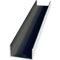 Fuchs Design U-Profil, BxL: 9 x 100 cm, Aluminium - silberfarben von Fuchs Design