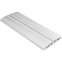 Fuchs Design Verlegeprofil, BxL: 8,7 x 18 cm, Kunststoff - weiss von Fuchs Design