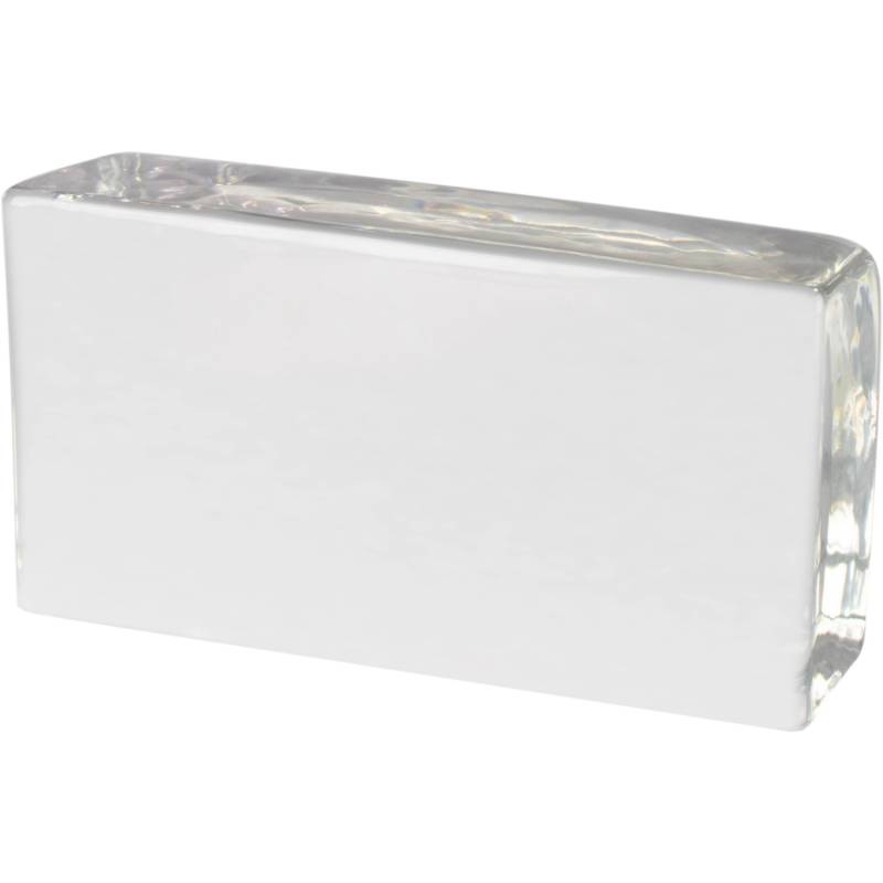 Glasbaustein Crystal Collection 1-Seitig Satiniert 20 cm x 10 cm x 5 cm von Fuchs Design