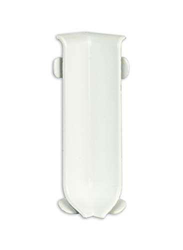 Höhe: 80 mm FUCHS Innenecke Aluminium Weiß glänzend pulverbeschichtet von Fuchs Design