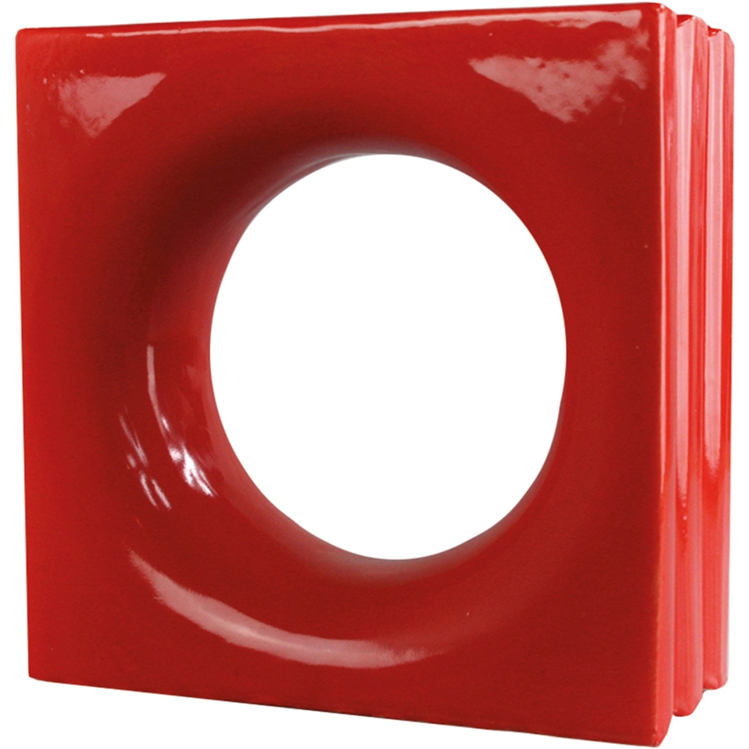 Keramikstein Style'n Art Deko Loop Rot 19 cm x 19 cm x 8 cm Keramikstein Style'n Art Deko Loop Rot 19 cm x 19 cm x 8 cm von Fuchs Design