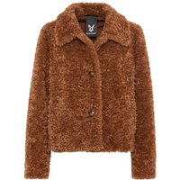 Fuchs Schmitt Fellimitatjacke "Webpelzjacke", ohne Kapuze, Mit Rundhalsausschnitt von Fuchs Schmitt