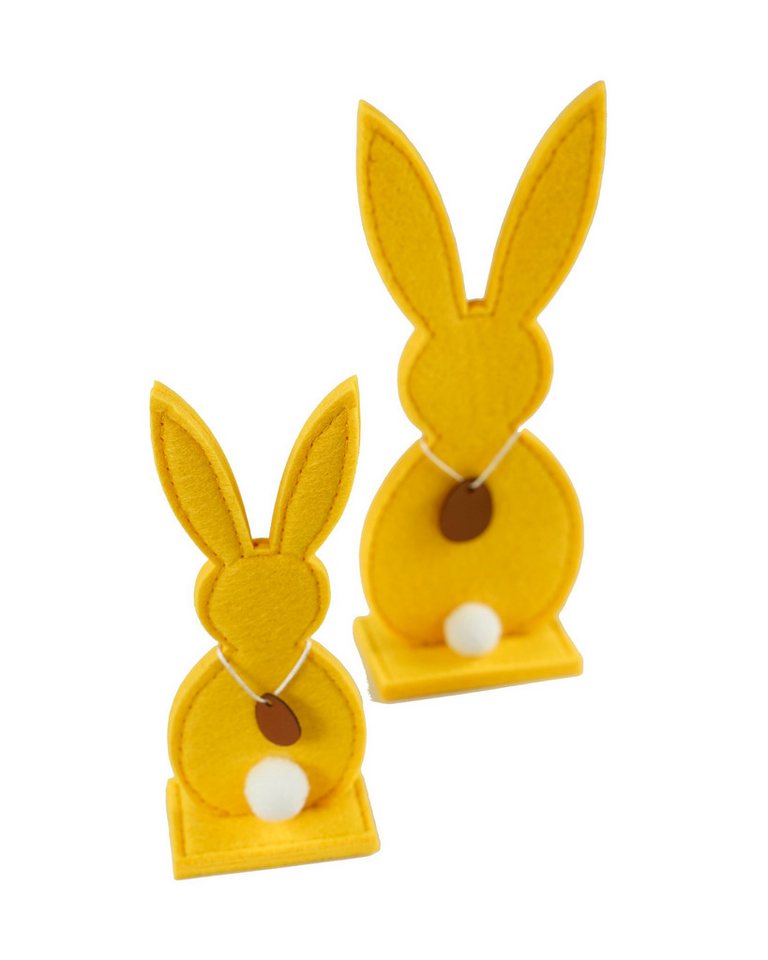 Fuchs Versand 24/7 Osterei Filz Deko Osterhasen 2er-Set (15cm + 20cm) verschiedene Farben von Fuchs Versand 24/7