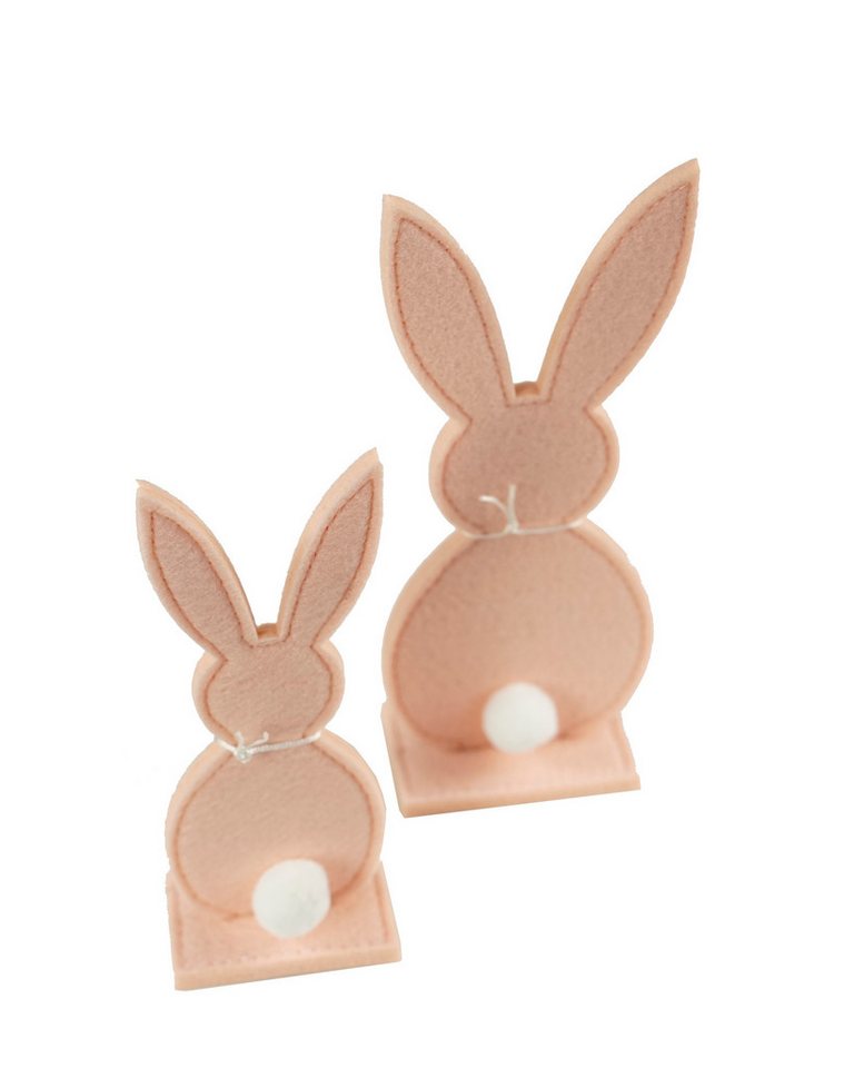 Fuchs Versand 24/7 Osterei Filz Deko Osterhasen 2er-Set (15cm + 20cm) verschiedene Farben von Fuchs Versand 24/7