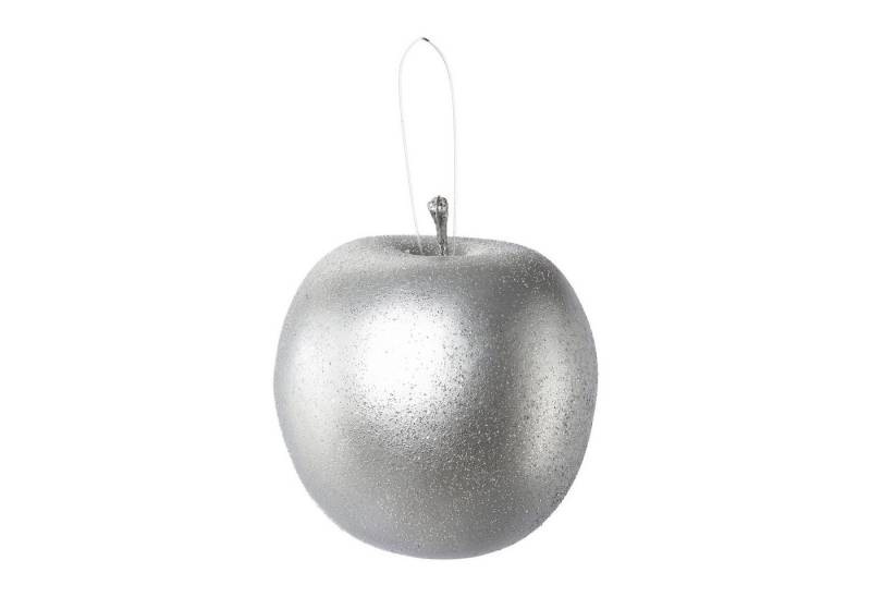 Fuchs Versand 24/7 Teelichthalter mit Tablett Deko Äpfel 8 cm silber 18 Stück in Box zum Hängen von Fuchs Versand 24/7