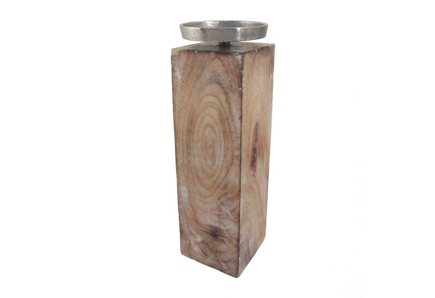 Fuchs Versand 24/7 Teelichthalter mit Tablett Kerzenständer Holz m. Alu Platte 33x12x12cm, silber, Stck Fuchs Versand 24/7 Teelichthalter mit Tablett Kerzenständer Holz m. Alu Platte 33x12x12cm, silber, Stck von Fuchs Versand 24/7