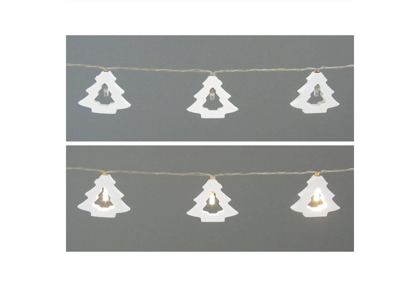 Fuchs Versand 24/7 Weihnachtsfigur Deko Lichterkette Holz Girlande mit LED – 80 cm Weihnachtsdeko in Weiß Fuchs Versand 24/7 Weihnachtsfigur Deko Lichterkette Holz Girlande mit LED – 80 cm Weihnachtsdeko in Weiß von Fuchs Versand 24/7