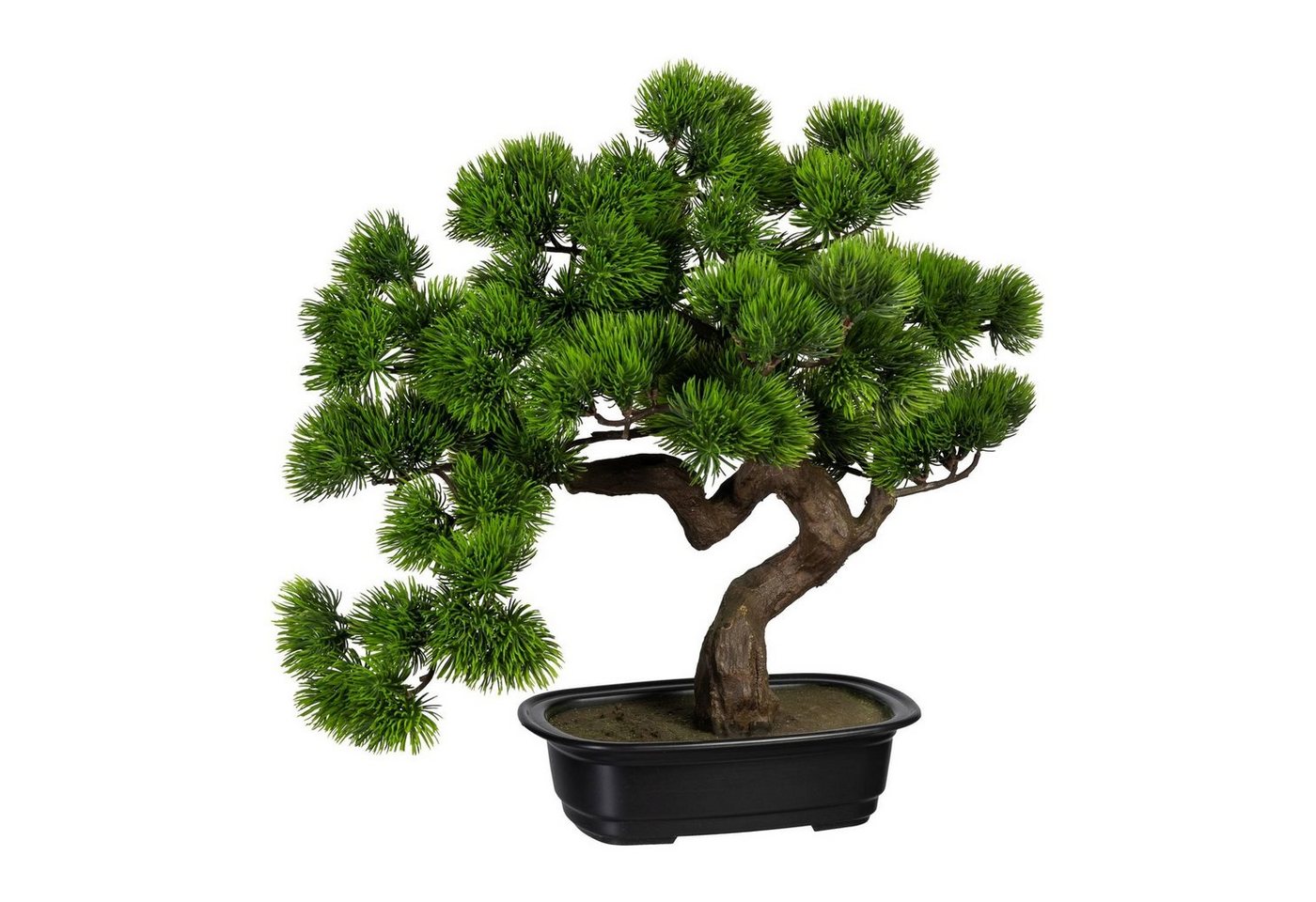 Kunstbonsai Künstlicher Bonsai Kiefer 40 cm in Kunststoffschale, Fuchs Versand 24/7 von Fuchs Versand 24/7