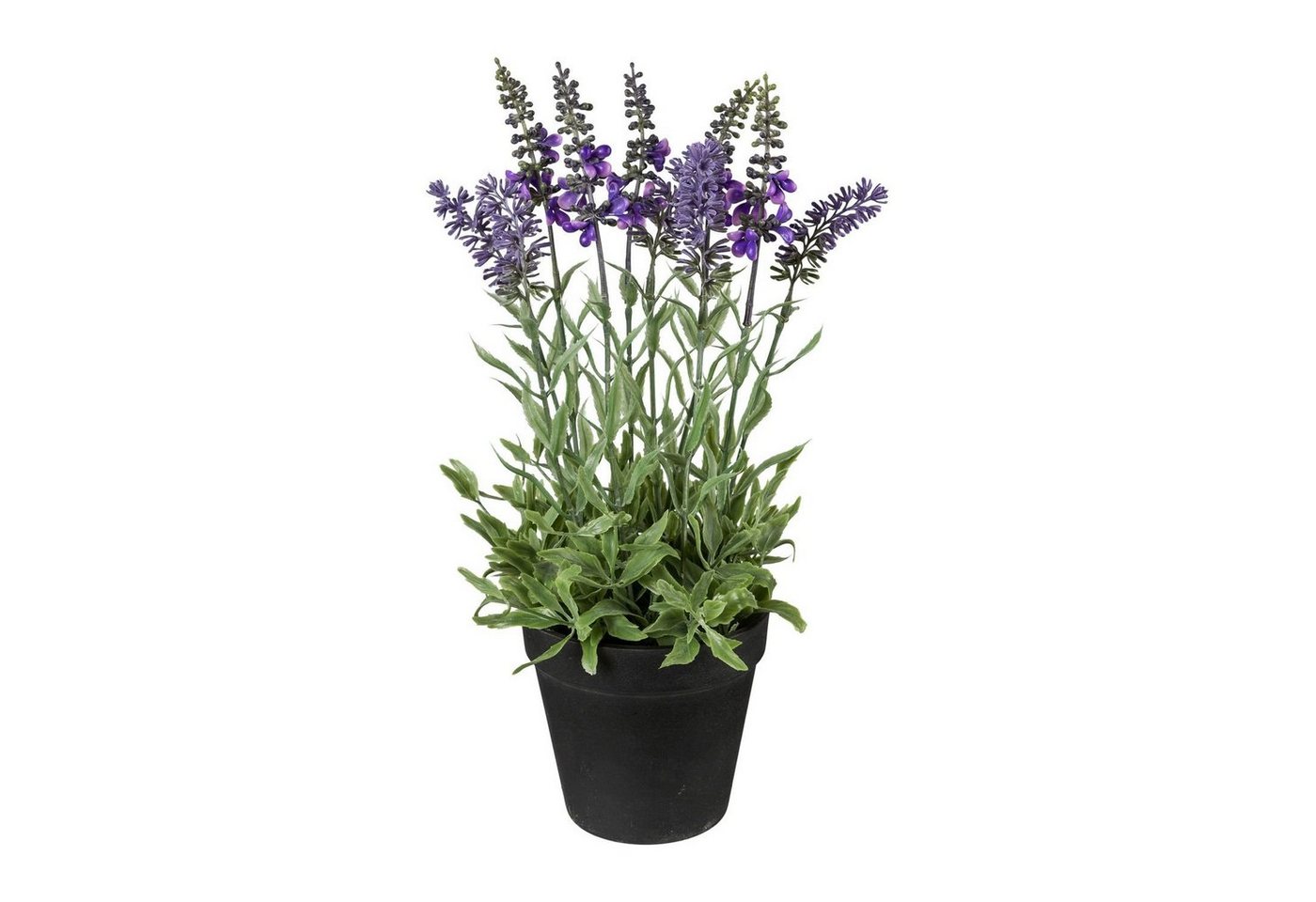 Kunstpflanze 3er Set künstlicher Lavendel im Kunststofftopf ca 35 cm, Fuchs Versand 24/7 von Fuchs Versand 24/7
