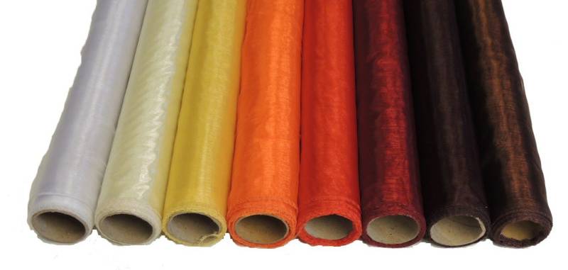 Fuchs Versand 24/7 Schiebegardine Organza Stoff Rolle Tischläufer 35cm x 3m gekettelt von Fuchs Versand 24/7
