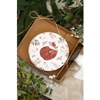 Bierdeckel Fuchs Waldtiere Untersetzer Holzschliffpappe Ökologisch Party Kindergeburtstag Deko von FuchsMaedchenStore