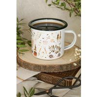 Emaille Tasse Gartenliebe Mit Pflanzen Bienen Frühlings Motiven Gärtnerin Mama Freundin Lehrerin Kaffee Tee Becher von FuchsMaedchenStore