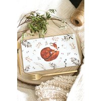 Fuchs Frühstücks Brettchen Waldtiere Blumen Geschenk Kinder Fuchs Frühstücks Brettchen Waldtiere Blumen Geschenk Kinder von FuchsMaedchenStore