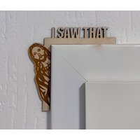 Jesus - I Saw That Meme Lustiges Türschild Für Den Türrahmen Doorsitter von FuchsbauKreativbude