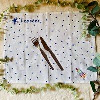 Personalisiertes Tischset; Platzset Mit Name; Platzdeckchen Waldorf; Frühstücksunterlage von Fuchsgenaeht