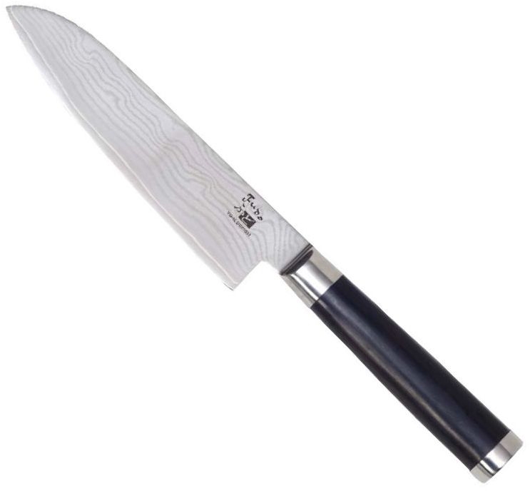 FUDO Nobility Santoku 67 Lagen Damast Kochmesser von Fudo