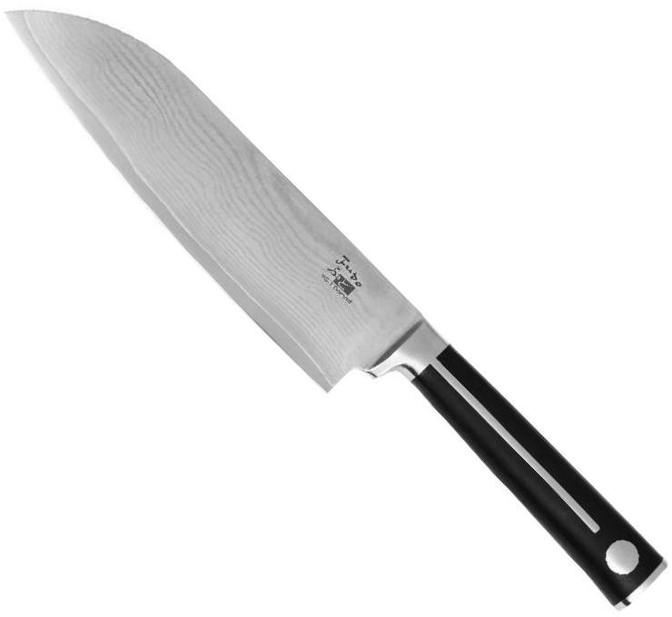 Fudo Santoku, 33 Lagen Damast Kochmesser von Fudo
