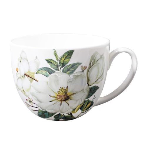 FülleMore 700ml Frühstückstasse extra große Kaffeetasse Porzellanbecher Blumentasse Müslibecher Blumenmuster Kaffeebecher mit Henkel Suppentasse für Haferflocken Kaffee Tee Kakao Salat FülleMore 700ml Frühstückstasse extra große Kaffeetasse Porzellanbecher Blumentasse Müslibecher Blumenmuster Kaffeebecher mit Henkel Suppentasse für Haferflocken Kaffee Tee Kakao Salat von FülleMore